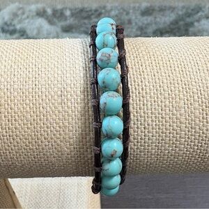 Lucky Brand Turquoise Bead Bracelet
